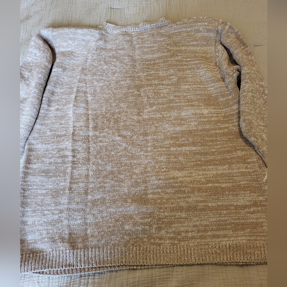 Vintage Chrysantheme Tan and Roses Women's Sweater - Picture 7 of 7